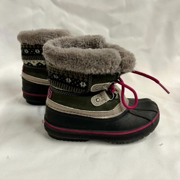 London Fog Winter Snow Boots Toddler size 9 - Picture 1 of 8